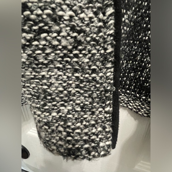 Lauren Ralph Lauren Full Zip Women’s Jacket Tweed Moto Zip Pocket Large Gray - Picture 16 of 16